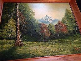 Image result for Old Bob Ross Paintings From Alaska
