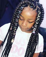 Image result for Kids with Grey Box Braids