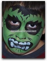 Image result for Hulk Face Paint