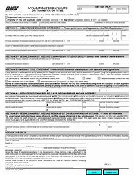 Image result for California DMV Title Transfer Form