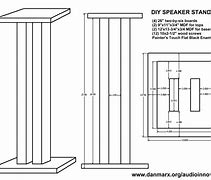 Image result for DIY Wood Speaker Stands