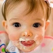 Image result for Funny Baby Face-Eating