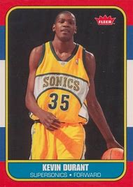 Image result for Kevin Durant Rookie Card