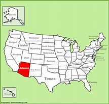 Image result for Arizona Us Map