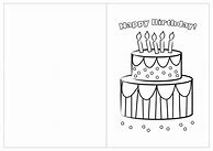 Image result for Printable Happy Birthday Cards to Color