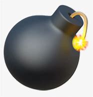 Image result for Bomb Emoji