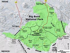 Image result for Big Bend Map