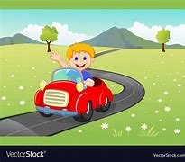 Image result for Cartoon Car Driving