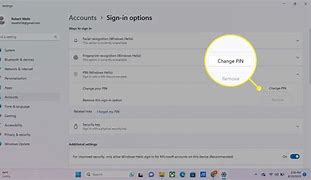 Image result for Change PC Pin Windows 1.0