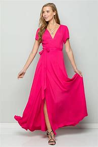 Image result for Wrap Maxi Dress