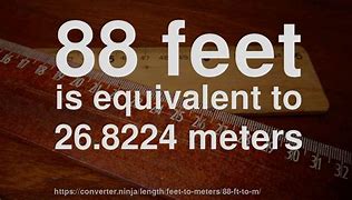 Image result for 88 Inches in Feet