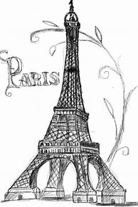 Image result for Eiffel Tower Sketches