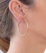Image result for 14K Gold Hoop Earrings for Women