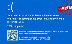 Image result for Blue Screen Your Device Ran into a Problem