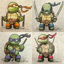 Image result for Baby Ninja Turtle Drawings