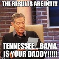Image result for Tennessee Vs. Alabama Meme