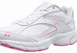 Image result for Women's White Leather Walking Shoes