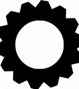 Image result for Black Gear Icon PNG
