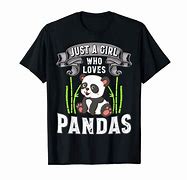 Image result for Panda Youth T-Shirt for Girls