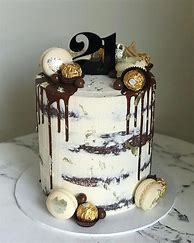 Image result for Brown and White Cakes for Men