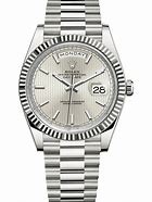 Image result for Rolex President Day Date White Gold