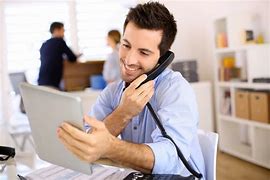 Image result for Small Business Customer with Phone