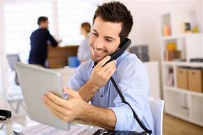 Image result for A Person in a Line On a Phone Call