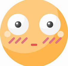 Image result for Flushed Face Emoji HD PNG