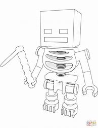 Image result for Minecraft Skeleton Coloring Pages