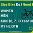 Image result for Bike Size Chart Cm