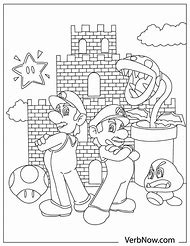 Image result for Cute Mario Coloring Pages