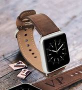 Image result for Black Leather Apple Watch Band