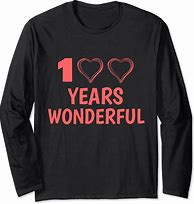 Image result for Happy 100th Birthday T-Shirt