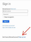 Image result for Bing Email Sign Up