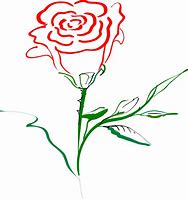 Image result for Rose Outline Clip Art