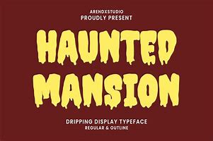 Image result for Haunted Mansion Font