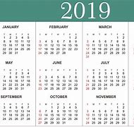 Image result for Year-Long Calendar One Page