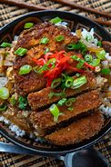 Image result for Pic of Katsudon