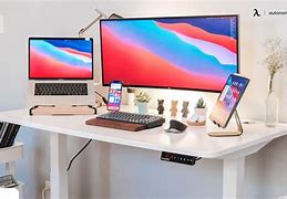 Image result for Desk Setups with Lapyop