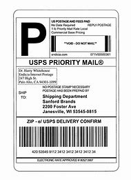 Image result for USPS Ground Shipping Label