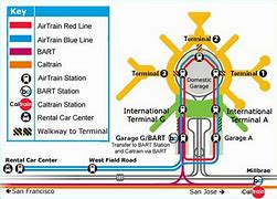 Image result for San Francisco Airport Domestic Terminal Map