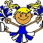 Image result for Blue Cheerleader Cartoon