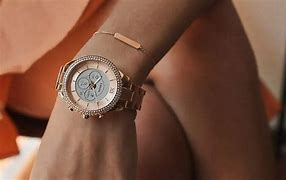 Image result for Fossil Ladies Hybrid Smartwatch Rose Gold