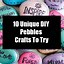 Image result for Pebble Crafts