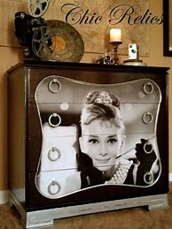 Image result for Decoupage Furniture with Chalk Paint