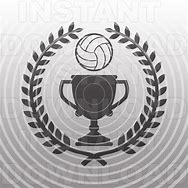 Image result for Volleyball Trophy SVG