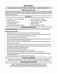 Image result for Medical Billing and Coding Resume