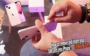 Image result for Remove iPhone 13 Mini Sim Card