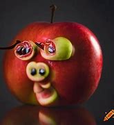 Image result for Funny Apple Face