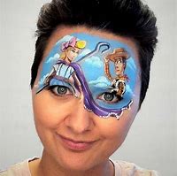 Image result for Woody Toy Story Face Paint Picture